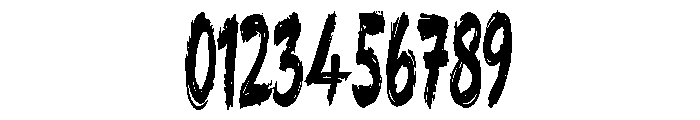 Night of the Living Dead Font OTHER CHARS