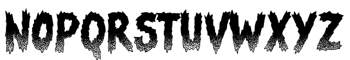 Night of the Zombies Font UPPERCASE