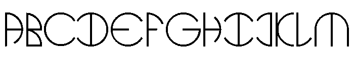 Night1 Font UPPERCASE