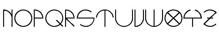 Night1 Font UPPERCASE