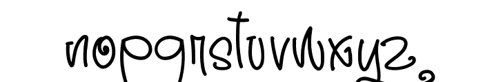 NightDreamRegular Font LOWERCASE