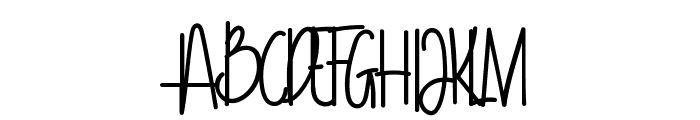 NightWork Font UPPERCASE