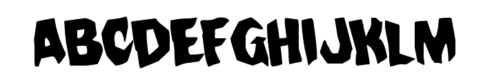 Nightchilde Rotated Regular Font LOWERCASE