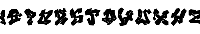 Nightclaw Vandal Reg Solid Font UPPERCASE