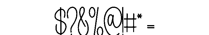 Nightday1 Font OTHER CHARS