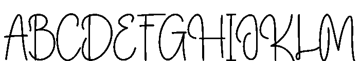 Nightday1 Font UPPERCASE