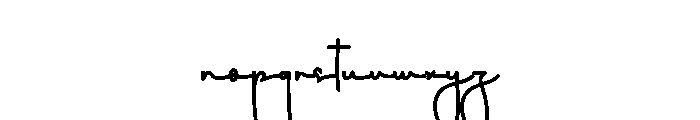 Nightday1 Font LOWERCASE