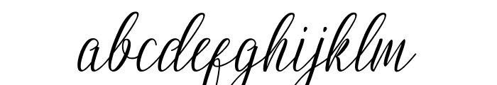 NightingaleScript Font LOWERCASE
