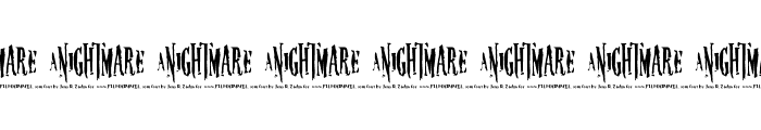 Nightmare-5 Font OTHER CHARS