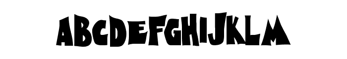 Nightmare AOE Font LOWERCASE