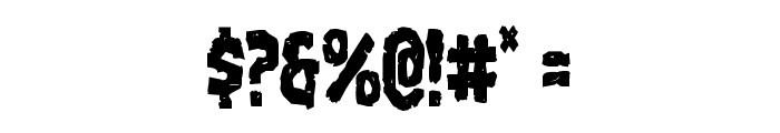 Nightmare Alley Condensed Font OTHER CHARS
