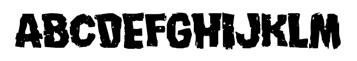 Nightmare Alley Expanded Font UPPERCASE