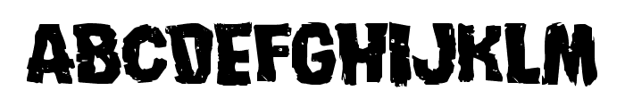 Nightmare Alley Expanded Font LOWERCASE