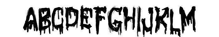 Nightmare in Bolloland Font UPPERCASE