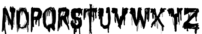 Nightmare in Bolloland Font UPPERCASE