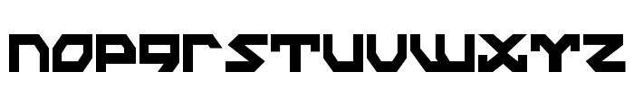 Nightrunner Extra-Condensed Font LOWERCASE