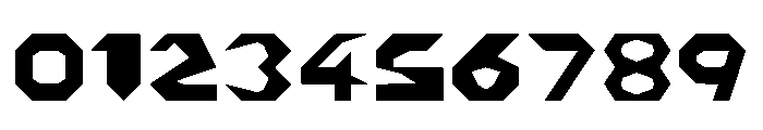 Nightzone01 Regular Font OTHER CHARS
