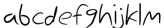 Nihilschiz-Handwriting Font LOWERCASE