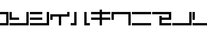 NihonbashiKT Font LOWERCASE