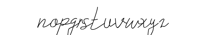 Nikeisha DEMO Font LOWERCASE