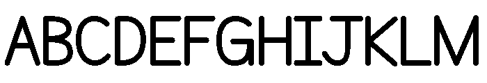 Nilam Extra Bold Font UPPERCASE