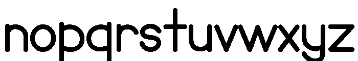 Nilam Extra Bold Font LOWERCASE