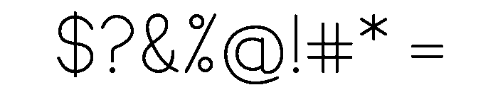 Nilam Font OTHER CHARS