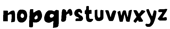 Nimayo Font LOWERCASE