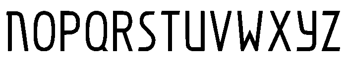 Ninestein Regular Font UPPERCASE