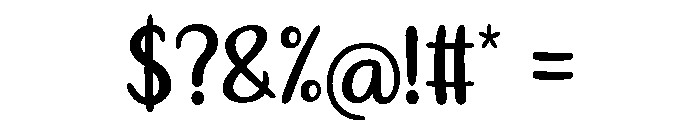 Ningst New Beginning Font OTHER CHARS