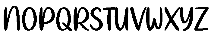 Ningst New Beginning Font UPPERCASE