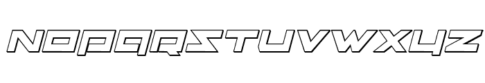 Ninjabot 3D Italic Font UPPERCASE