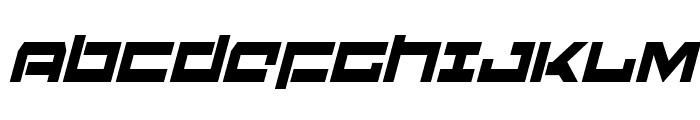 Ninjabot Condensed Italic Font UPPERCASE