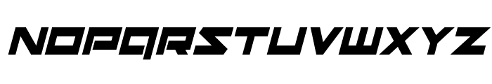 Ninjabot Condensed Italic Font LOWERCASE