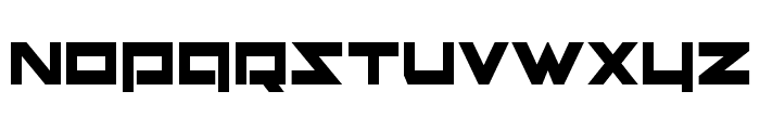 Ninjabot Condensed Font UPPERCASE