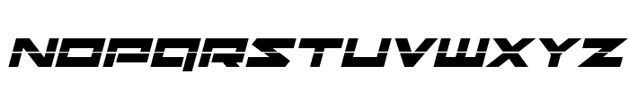 Ninjabot Laser Italic Font LOWERCASE
