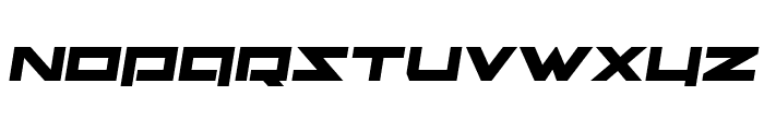 Ninjabot Semi-Italic Font UPPERCASE