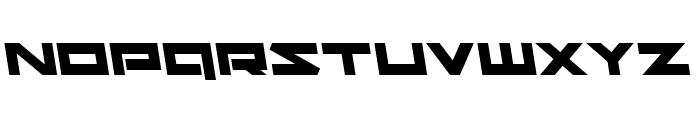Ninjabot Semi-Leftalic Font LOWERCASE