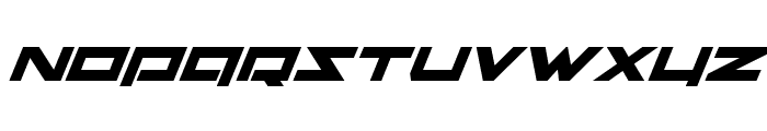 Ninjabot Super-Italic Font UPPERCASE