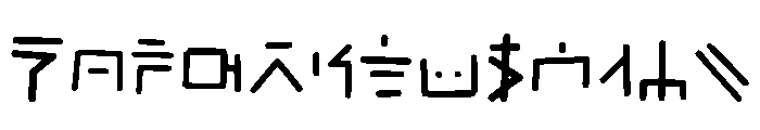 Ninjargon Regular Font UPPERCASE