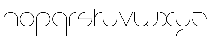 Nioubes Light Font LOWERCASE