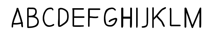 NipCen's Print Unicode Font UPPERCASE