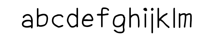 NipCen's Print Unicode Font LOWERCASE