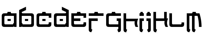 Nippon Tech Condensed Font UPPERCASE