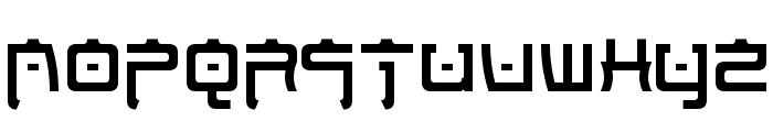 Nippon Tech Condensed Font UPPERCASE