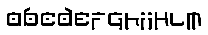 Nippon Tech Condensed Font LOWERCASE