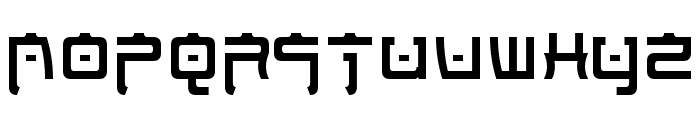 Nippon Tech Condensed Font LOWERCASE
