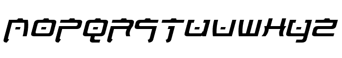 Nippon Tech Italic Font LOWERCASE