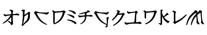 NipponLatin-Bold Font LOWERCASE