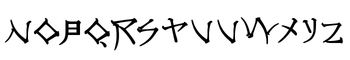 NipponLatin-Bold Font LOWERCASE